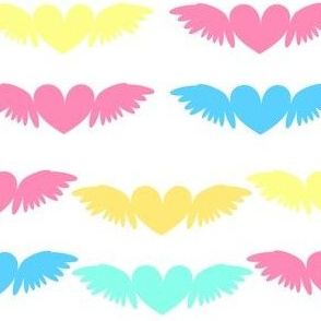 Heart Wings! - Beachy Vibes  - Â© PinkSodaPop 4ComputerHeaven.com