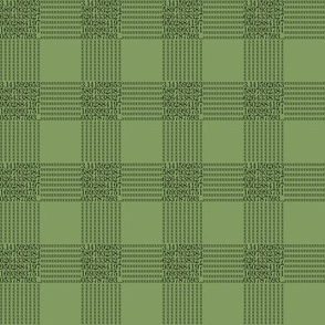 pi are square (vintage green)