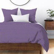 Houndstooth - purple and grey