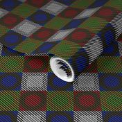 Twill Plaid Circles