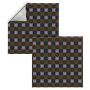 Twill Plaid Circles