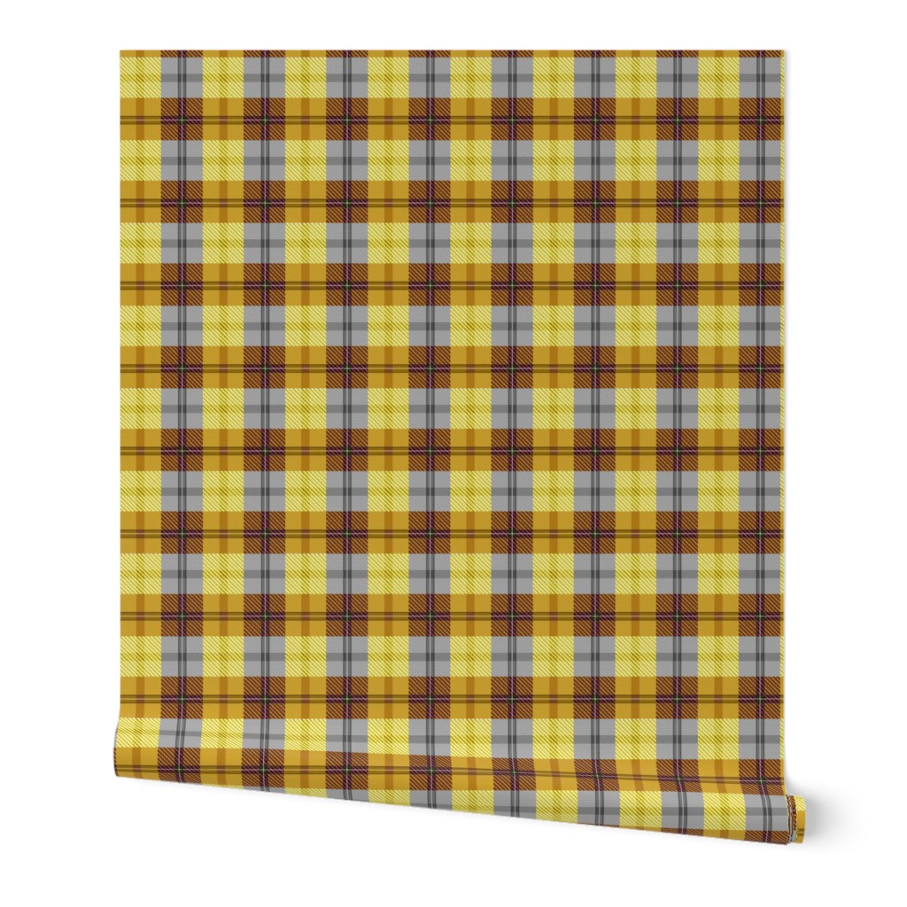 gingham plaid butterscotch and rootbeer