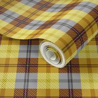 gingham plaid butterscotch and rootbeer