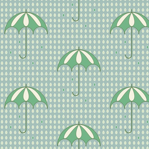 Rainy day green