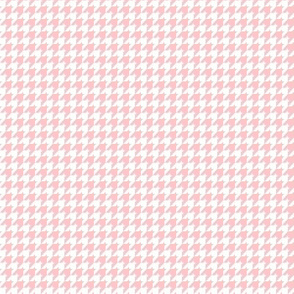 Light Pink Baby Houndstooth