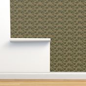 pine - green/gold-beige