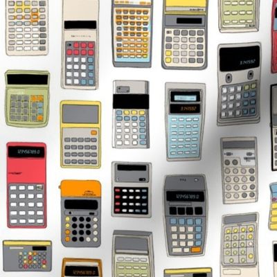 Cal Q. Lator (Maxi) || vintage hand-drawn calculators