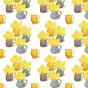 Jugs of Daffodils