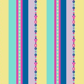 Love Bead Stripes That Rock! - Rock & Royalty - Tropical Fabungalow - Â© PinkSodaPop 4ComputerHeaven.com