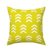 Simple Chevron Print, Citrine