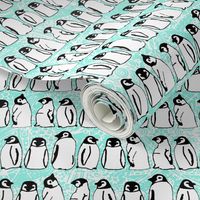 baby ice penguins aqua