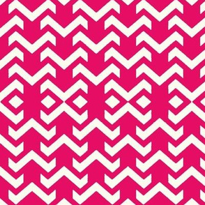 chevron hot pink