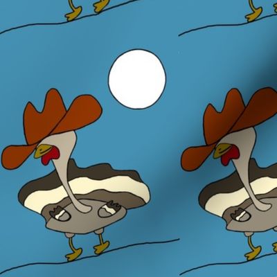 Cowboy Turkey and Moon