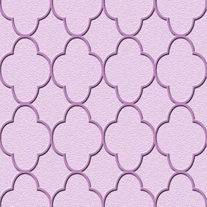 quatrefoil lavender