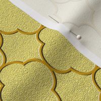 quatrefoil gold