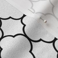 quatrefoil black and white