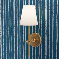 birch trees stripe blu