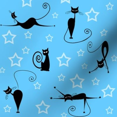 cats and stars 