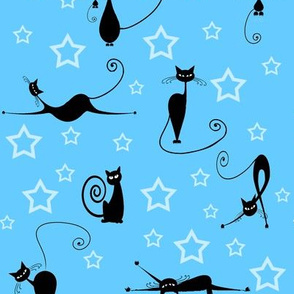 cats and stars 