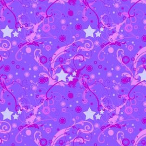 Starcrossed Universe - Beautyberry Nebula (micro print)  -  Â© PinkSodaPop 4ComputerHeaven.com