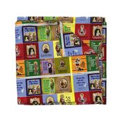 My 1st Book of Boy Saints cloth quiet fabric book 21 x 18 inches