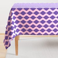 Pink Purple Diamond Sewing Toile Coordinate