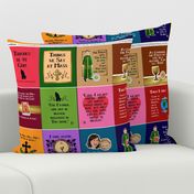Things We Say at Mass cloth fabric quiet book for children 21 x 18 inches