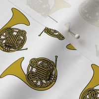 Gold French Horns