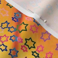 Jewish Constellations! Stars of David - Tutti Fruit - Framing/Poster