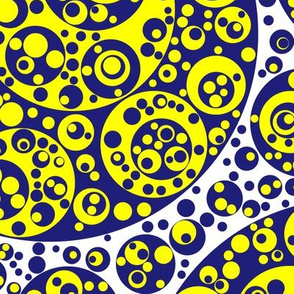 blue yellow circles