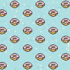 pixel donuts