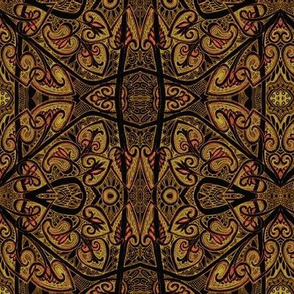 Pseudo Batik Tribal Chocolate Overdose