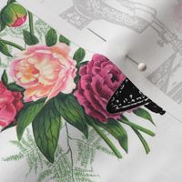 Vintage Sewing and Roses
