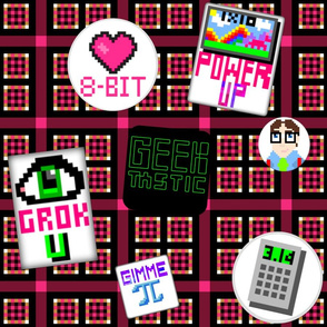 I Grok Geeky 8-bit Flair