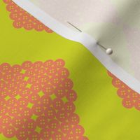 Sorbet Melon Diamond Coordinate for Sewing Toile