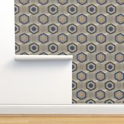 Reverb Hexagon on Steel in gray and blue