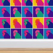 Chicken Pop Art - Warhol Style