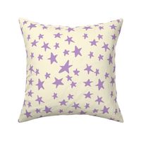 Hand Drawn Stars - Orchid and Lemon