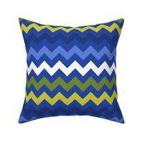 Colorful Chevron Blue