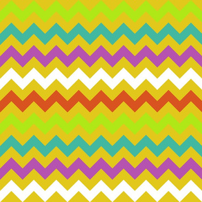 Colorful Chevron Yellow