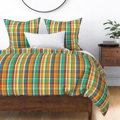 Madras Plaid Tangerine