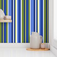 Clean Summer Stripe Blue