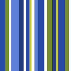 Clean Summer Stripe Blue