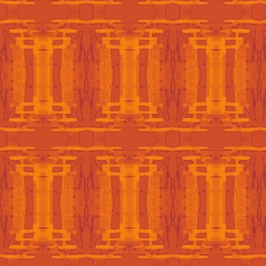 Orange Batik Columns