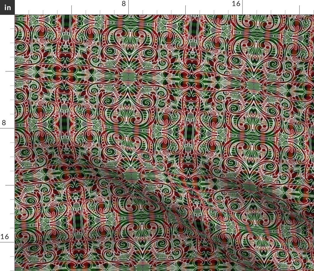 Christmas Gift Wrap Plaid