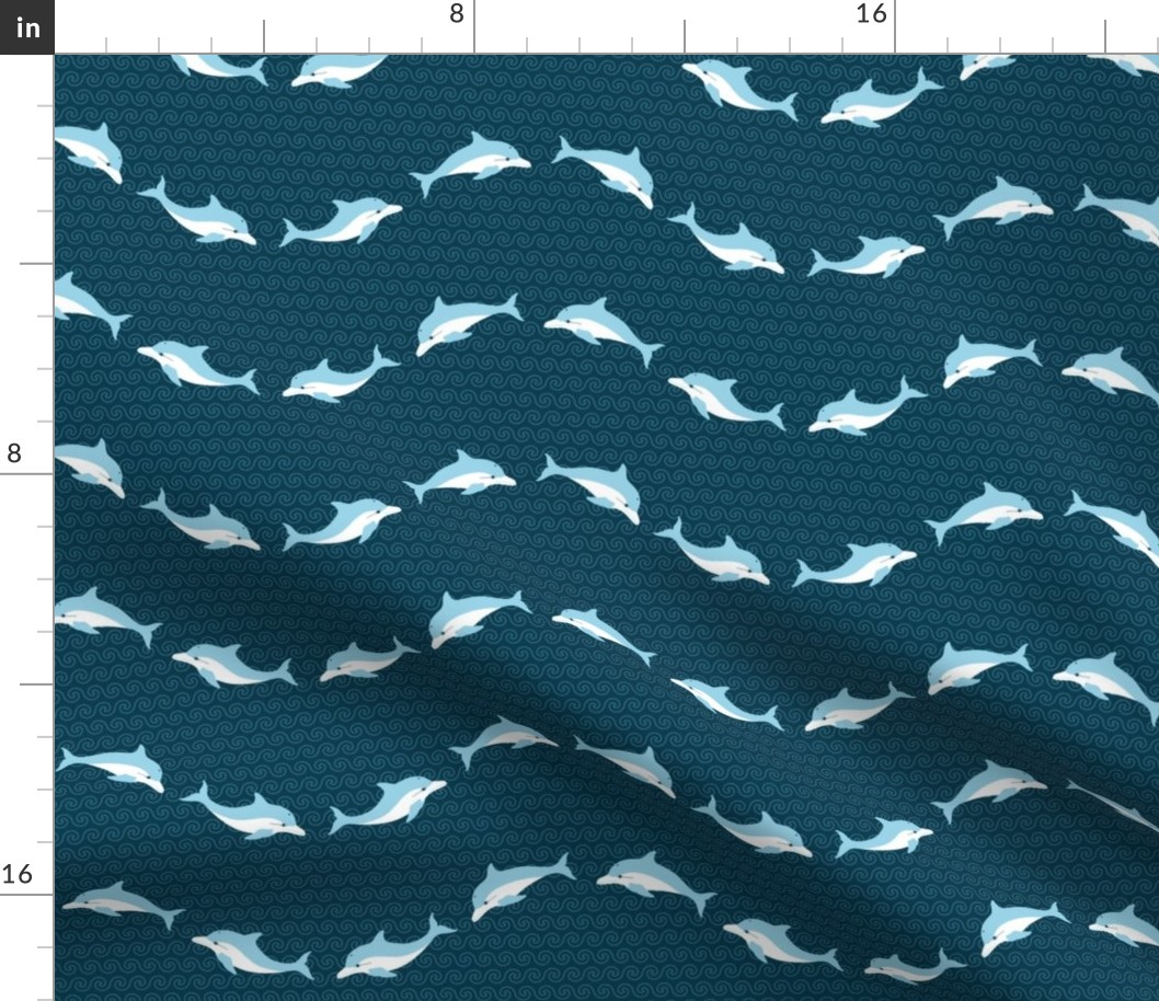 01945320 : dolphin waves