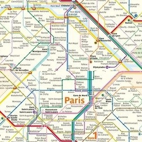 Paris Metro Map