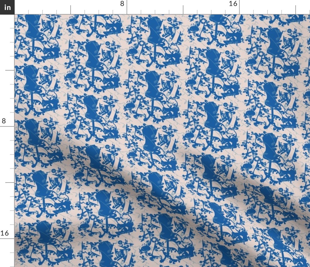 Progressive Blue Sewing Toile