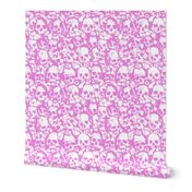 Skull Wall Pink. 