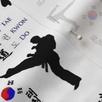 taekwondo large print